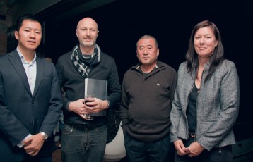 Zhang Peili opening at MAAP SPACE captured by the Weekend Edition